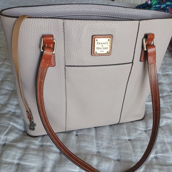 Dooney & Bourke Leather Shoulder Bag - Picture 4 of 6